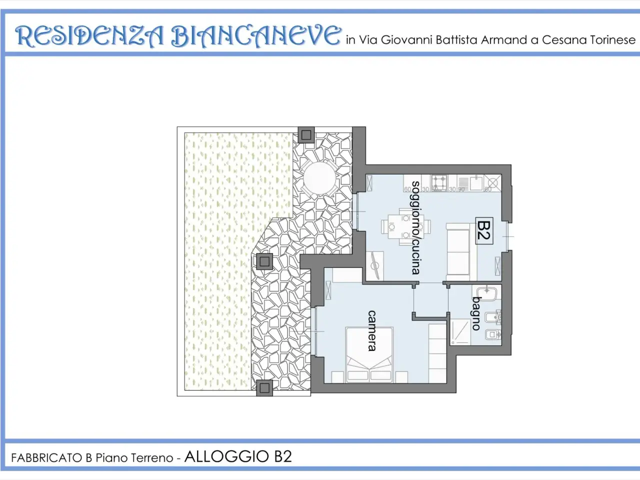 Bilocale in vendita, Piazza Fraiteve 5, Sestriere - Planimetria 1