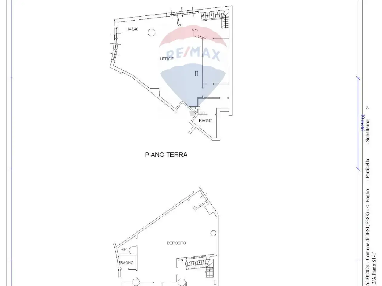 Ufficio in Via Pasquinelli 2/a, Jesi, {3} - Planimetria 1