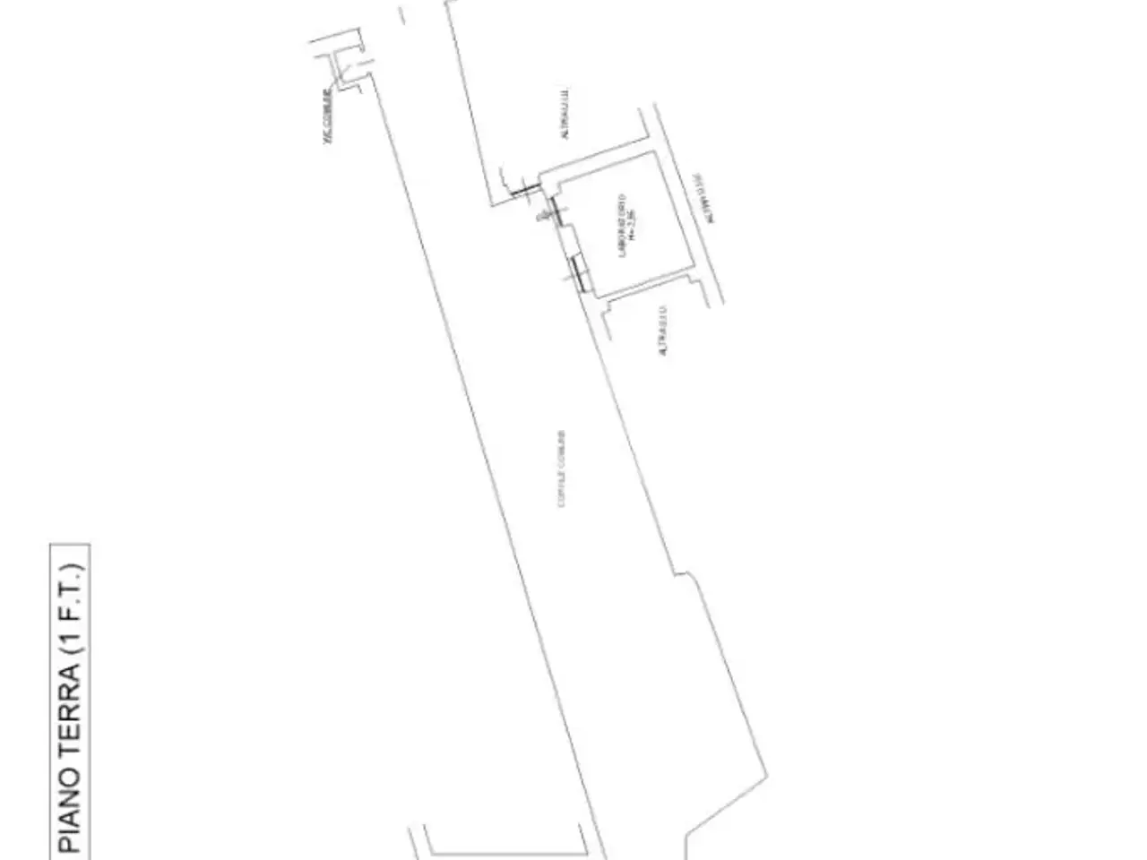 Laboratorio in Via Po, Torino, {3} - Planimetria 1