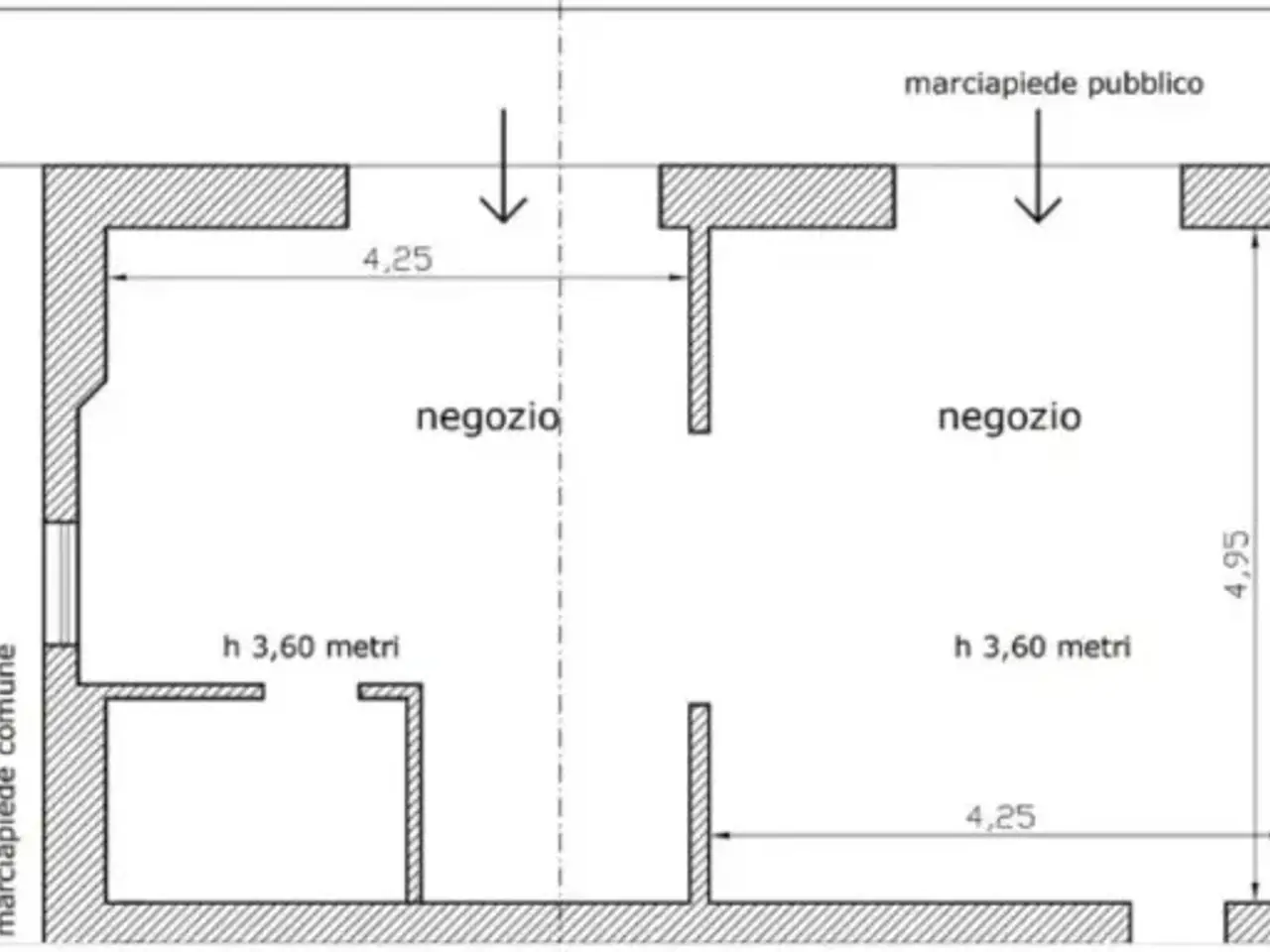 Negozio in Via Giacomo Matteotti, Scarlino, {3} - Planimetria 1