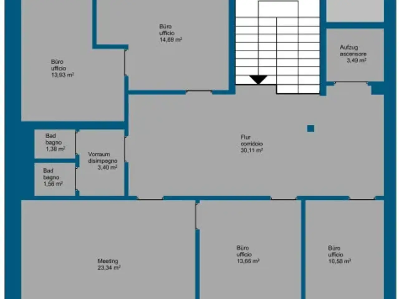 Ufficio in Via Roma, Nova Levante, {3} - Planimetria 1