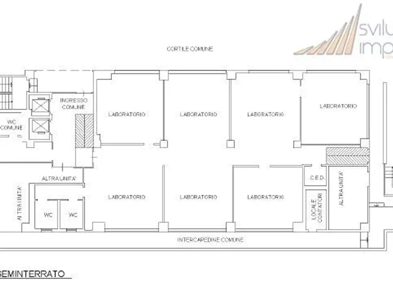 Ufficio in Via Pisa 250, Sesto San Giovanni, {3} - Planimetria 1
