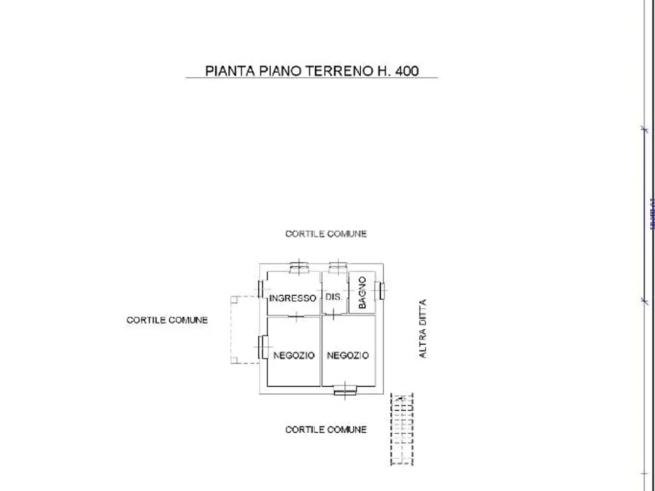 Negozio in Via Torino 290, Nichelino, {3} - Planimetria 1