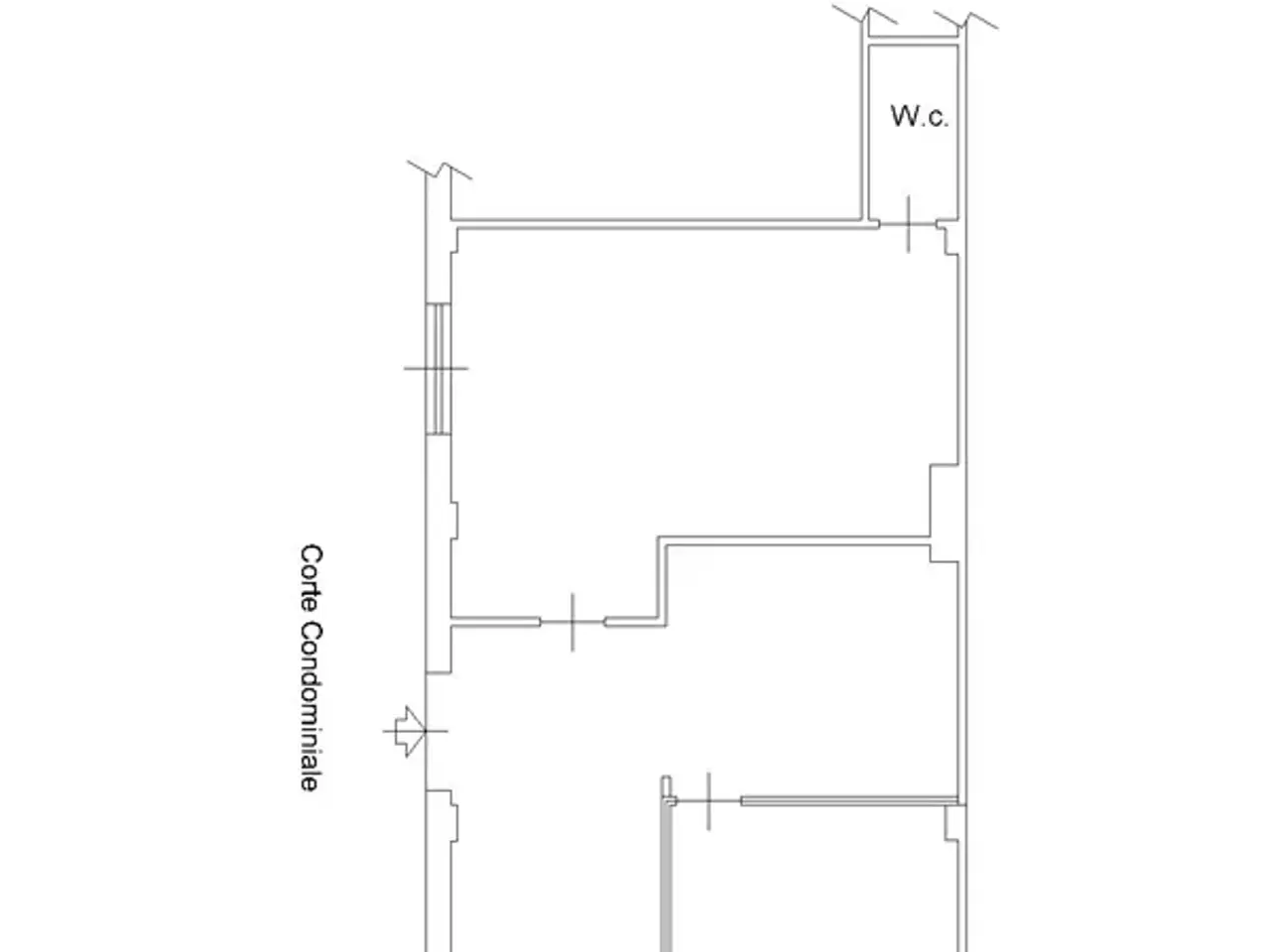 Negozio in Via Casilina 184, San Cesareo, {3} - Planimetria 1