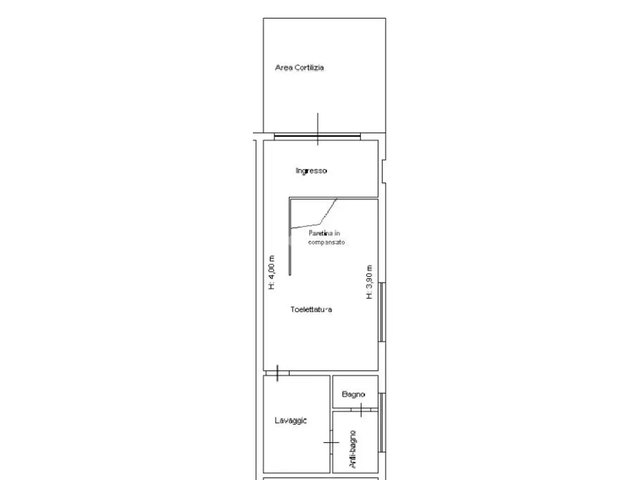 Negozio in Via Salvo d'Acquisto 1, Sorbolo Mezzani, {3} - Planimetria 1