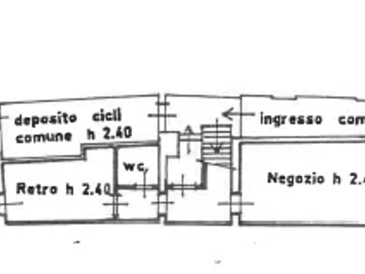 Negozio in Via  Borghesi 11, Parma, {3} - Planimetria 1