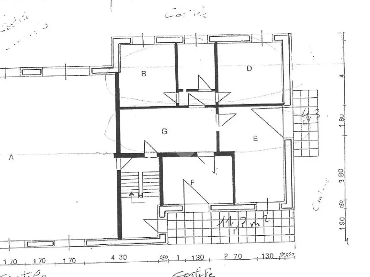 Ufficio in Via Rimini 4, Bologna, {3} - Planimetria 1