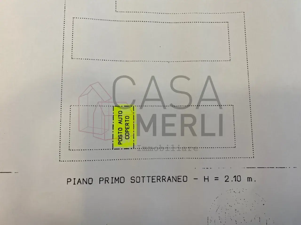 Parcheggio chiuso in Via Bonifacio Festazvia Festaz 72, Aosta, {3} - Planimetria 1