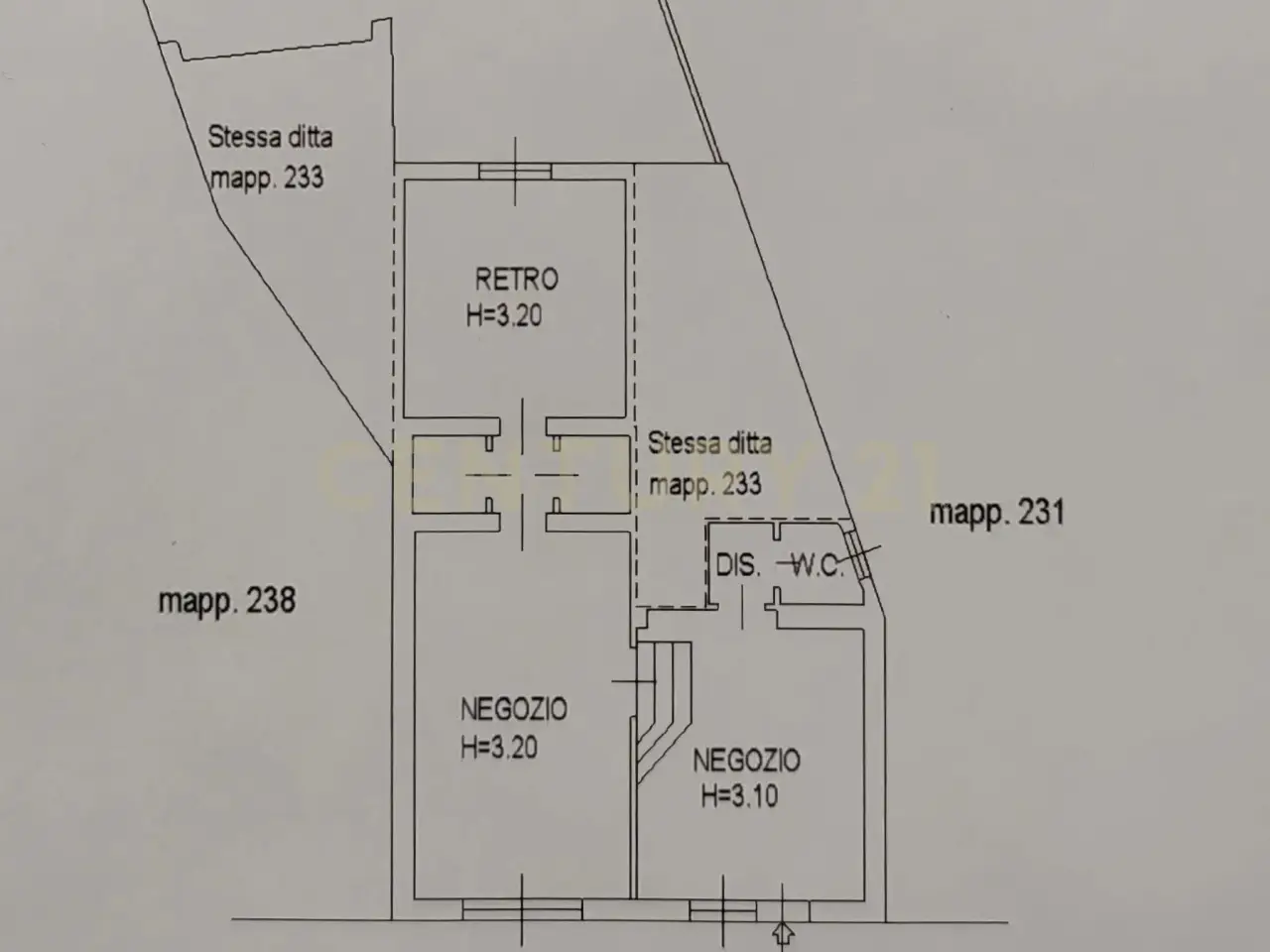 Negozio in Via Don Luigi Bettinetti 35, Rho, {3} - Planimetria 1