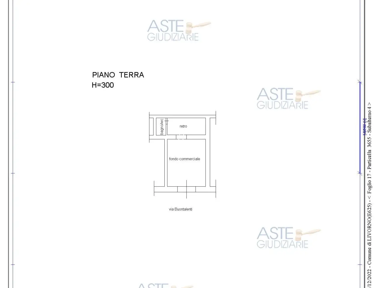 Negozio in Via Buontalenti, 17, 57123 Livorno LI, Italia 17, Livorno, {3} - Planimetria 1