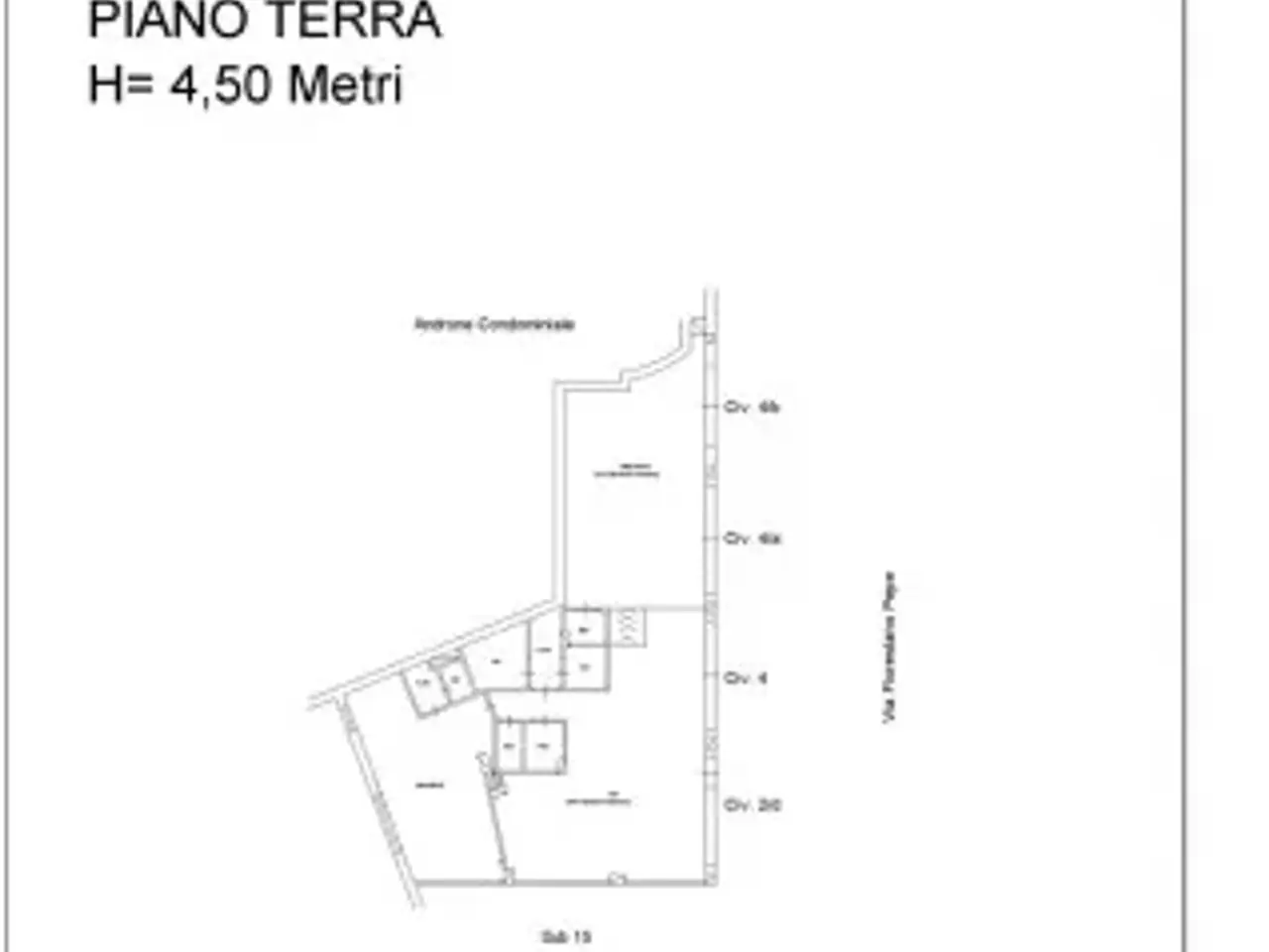 Negozio in Via Florestano Pepe, Palermo, {3} - Planimetria 1
