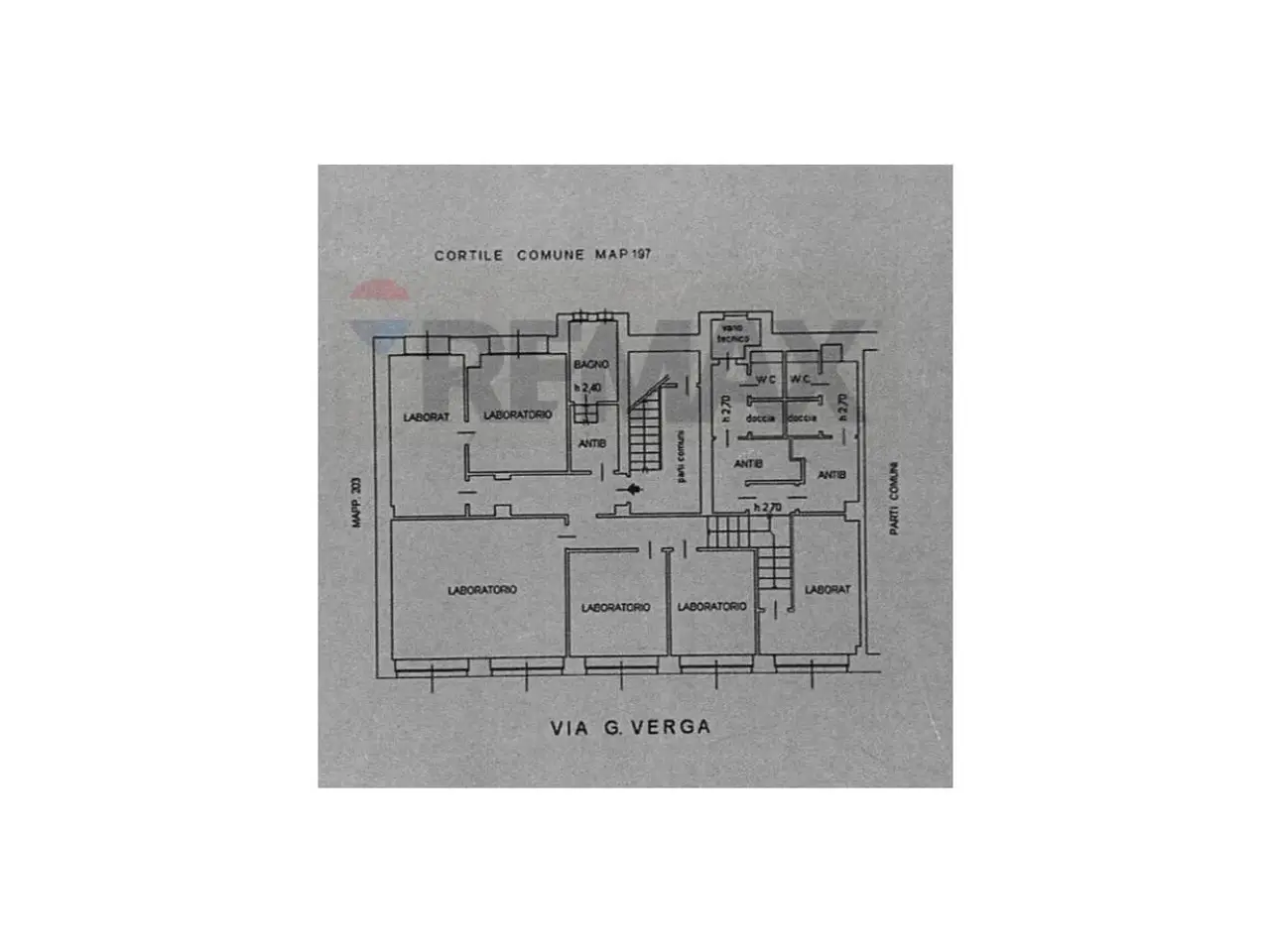 Laboratorio in Via Giovanni Verga 2, Milano, {3} - Planimetria 1