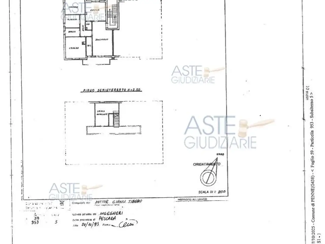 Garage in Via Monte Bertona, 2a, 65017 Penne Pe, Italia 2a, Penne, {3} - Planimetria 1