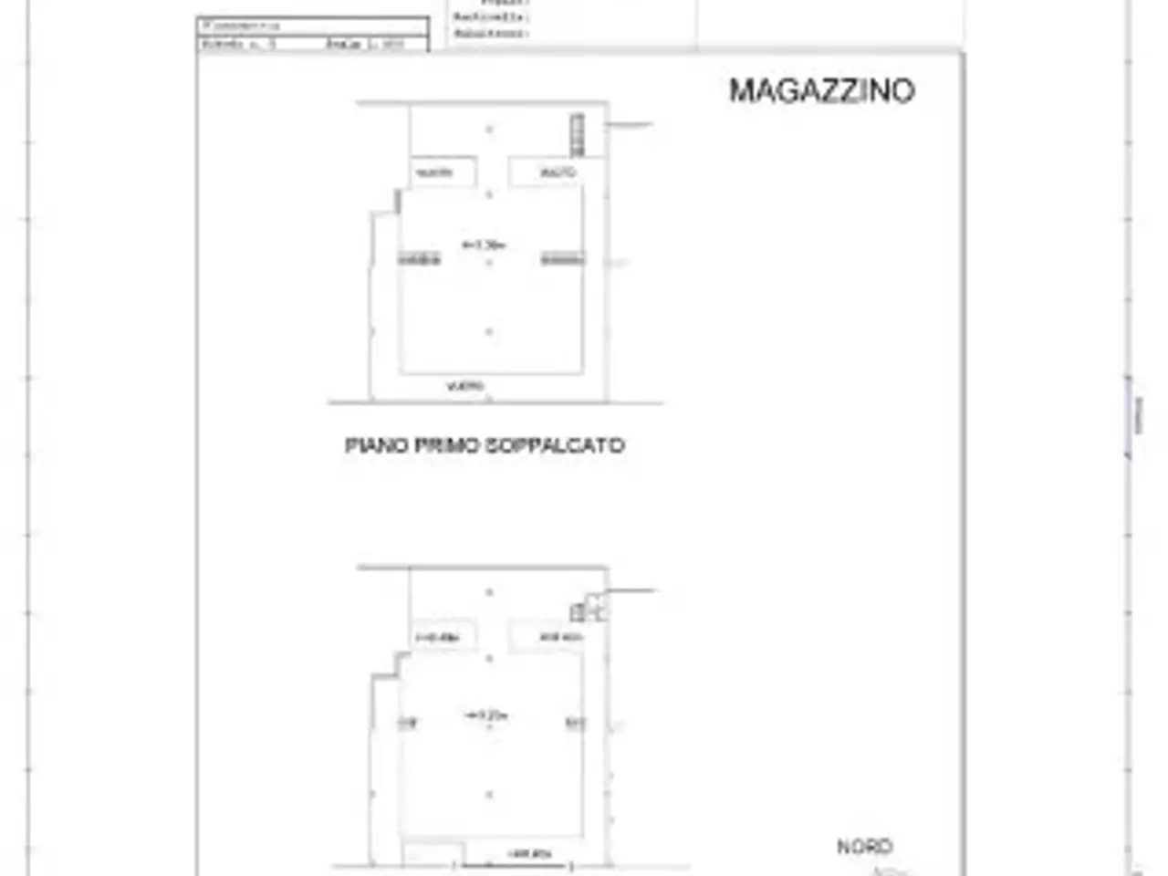 Capannone in , Roma, {3} - Planimetria 1