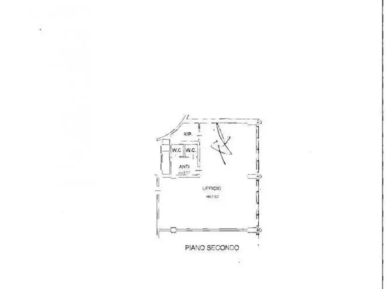 Ufficio in Via Venezia, Padova, {3} - Planimetria 1