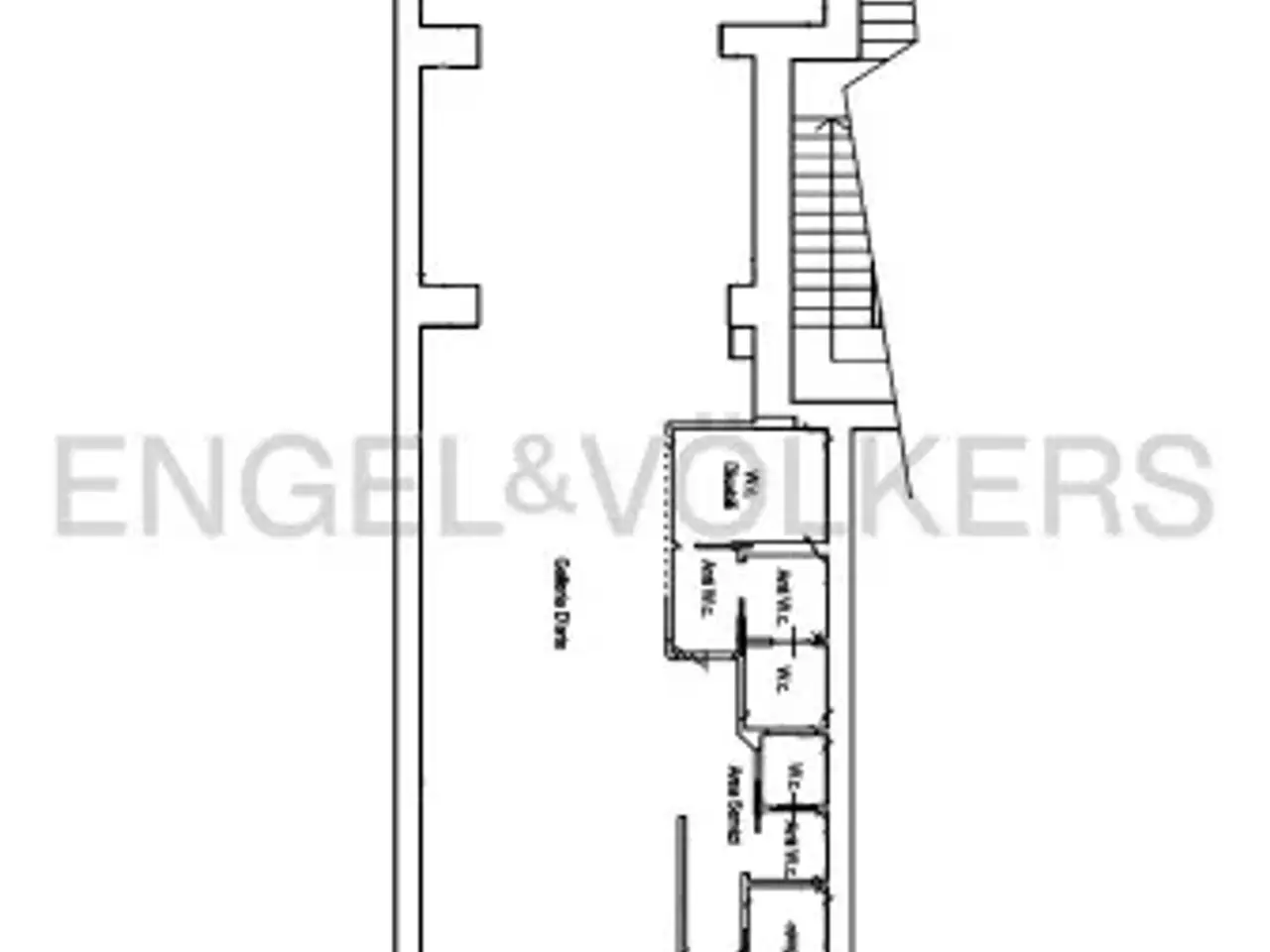 Negozio in Via Capo d'Africa, Roma, {3} - Planimetria 1