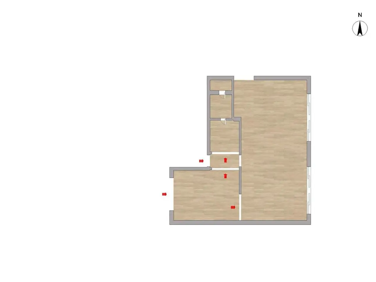 Negozio in Via Santissima 105, Borgosatollo, {3} - Planimetria 1