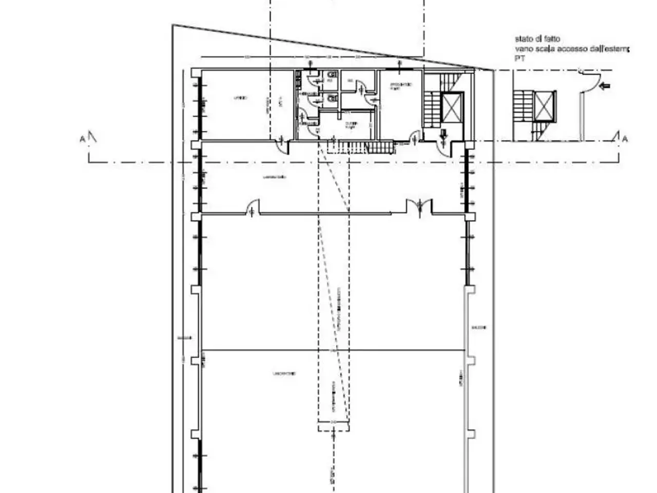 Ufficio in Via Forcella Vincenzo, Milano, {3} - Planimetria 1