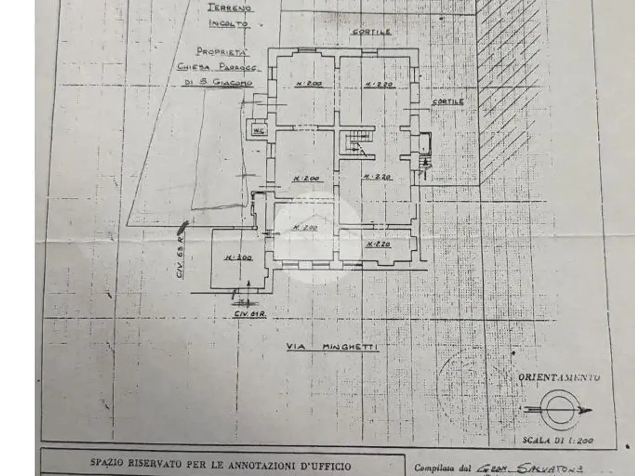 Magazzino in Via Marco Minghetti, Genova, {3} - Planimetria 1