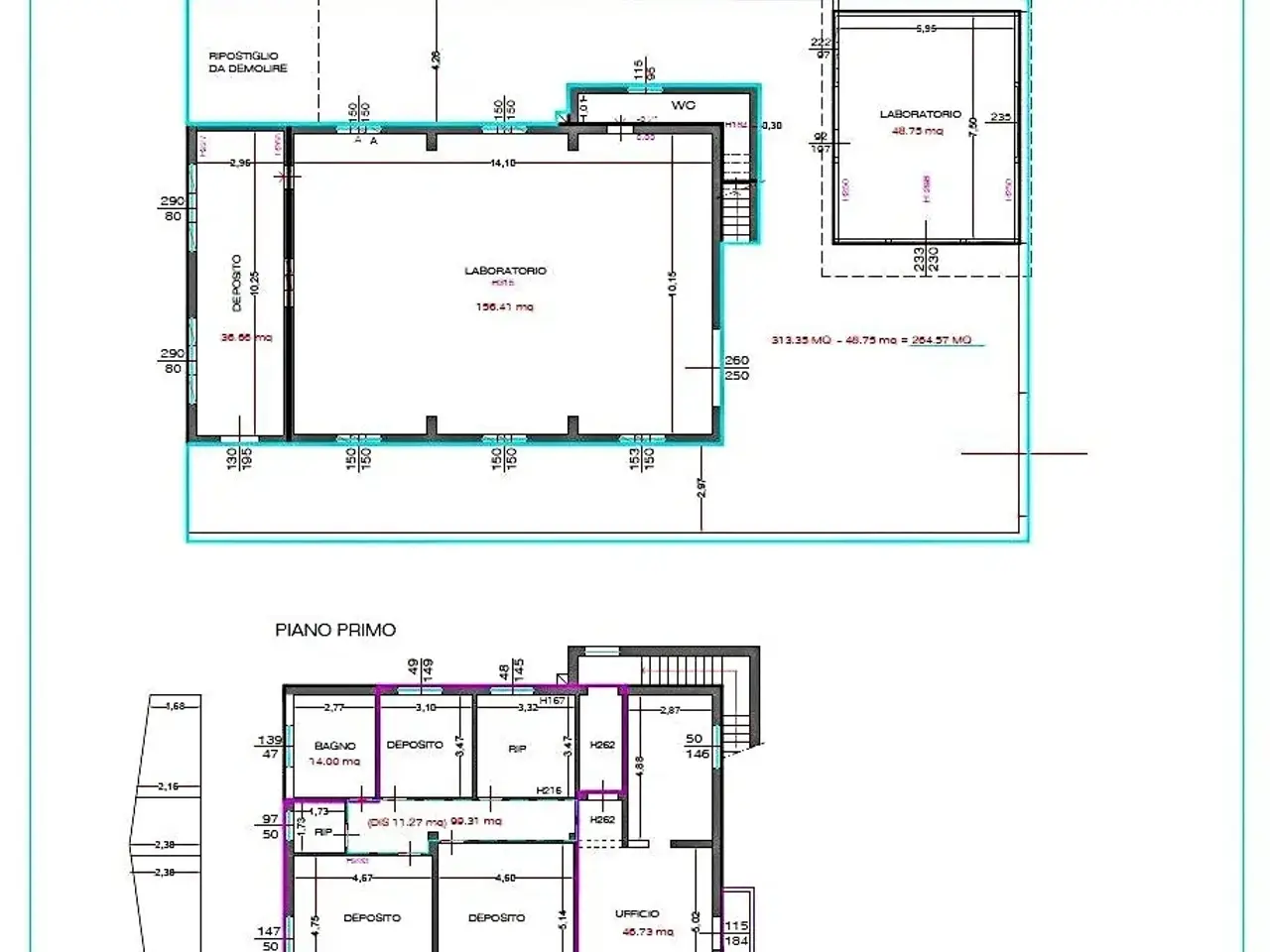 Laboratorio in Via del Casone, Quarrata, {3} - Planimetria 1