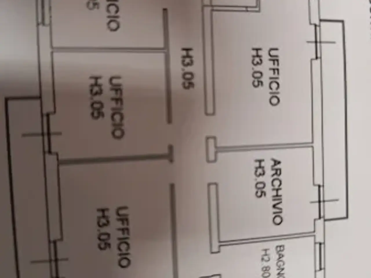 Ufficio in Via 4 Novembre, Piacenza, {3} - Planimetria 1