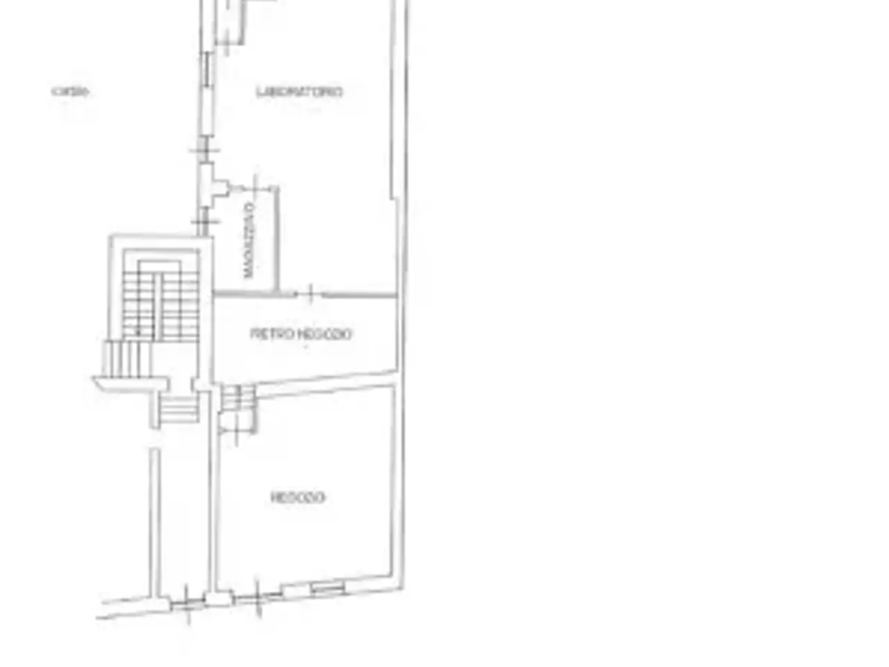 Negozio in Via Umberto I 7, Carignano, {3} - Planimetria 1