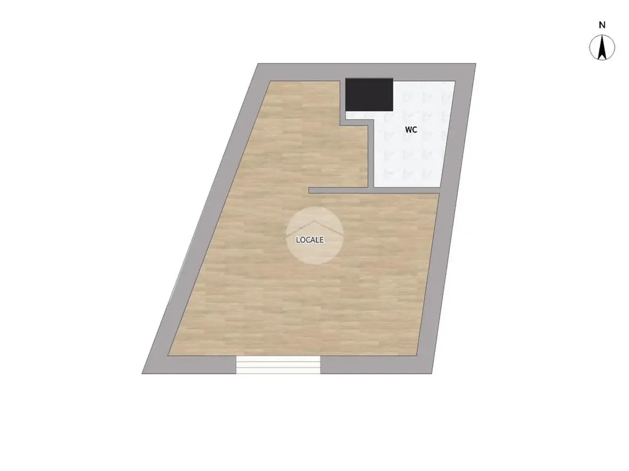 Negozio in Via Alabardieri 7, Napoli, {3} - Planimetria 1