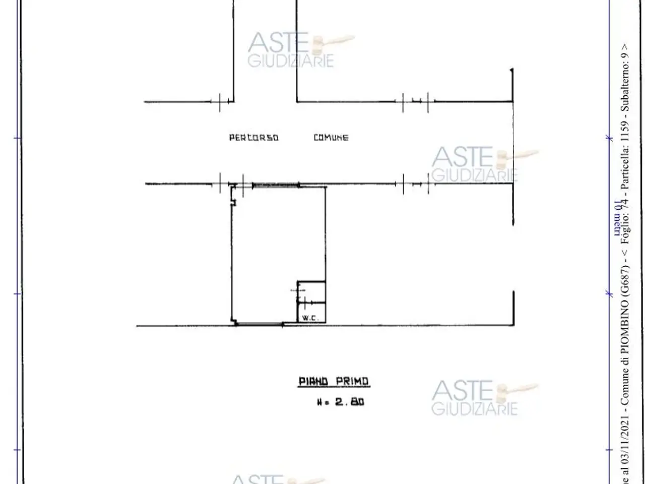 Negozio in Via Sardegna, 5, 57025 Piombino LI, Italia 5, Piombino, {3} - Planimetria 1