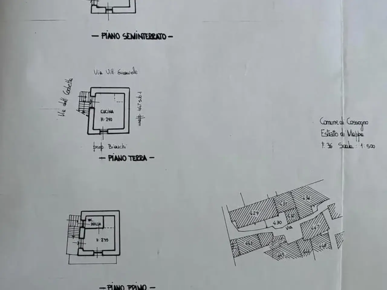 Casa indipendente in vendita, Via Oratorio, Cossogno - Planimetria 1