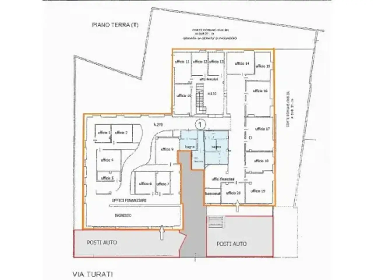 Negozio in Via Turati 10, Brescia, {3} - Planimetria 1
