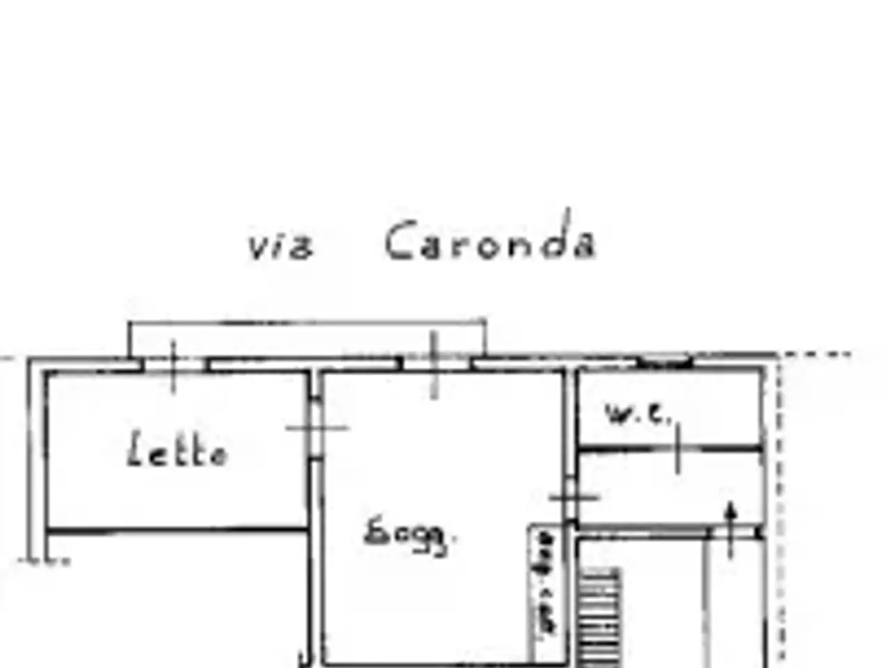 Bed & Breakfast in Via Caronda 7, Catania, {3} - Planimetria 1