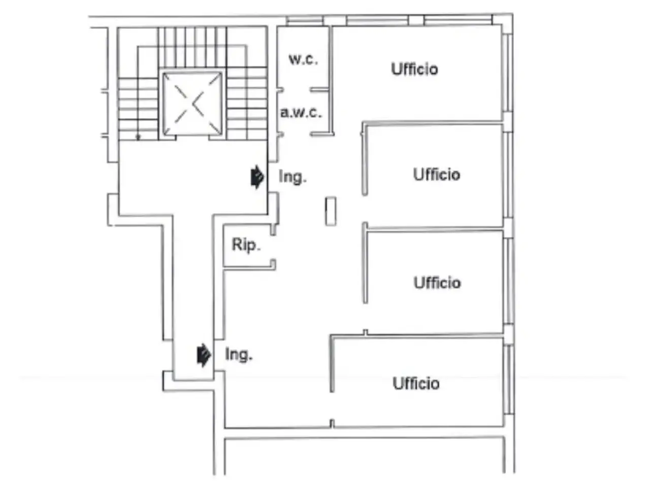Ufficio in Via Pisa 8, Pescara, {3} - Planimetria 1