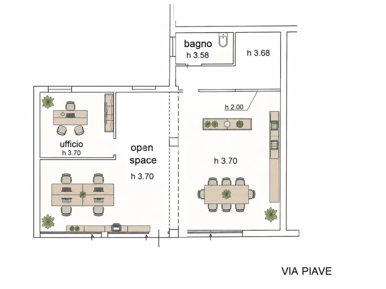 Negozio in , San Lazzaro Di Savena, {3} - Planimetria 1