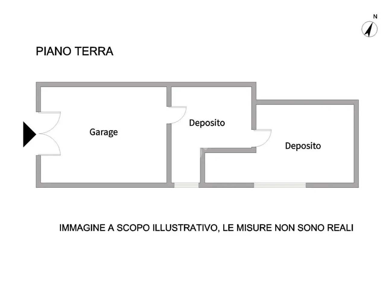 Magazzino in Via Montagnola 54, Porto Sant'Elpidio, {3} - Planimetria 1