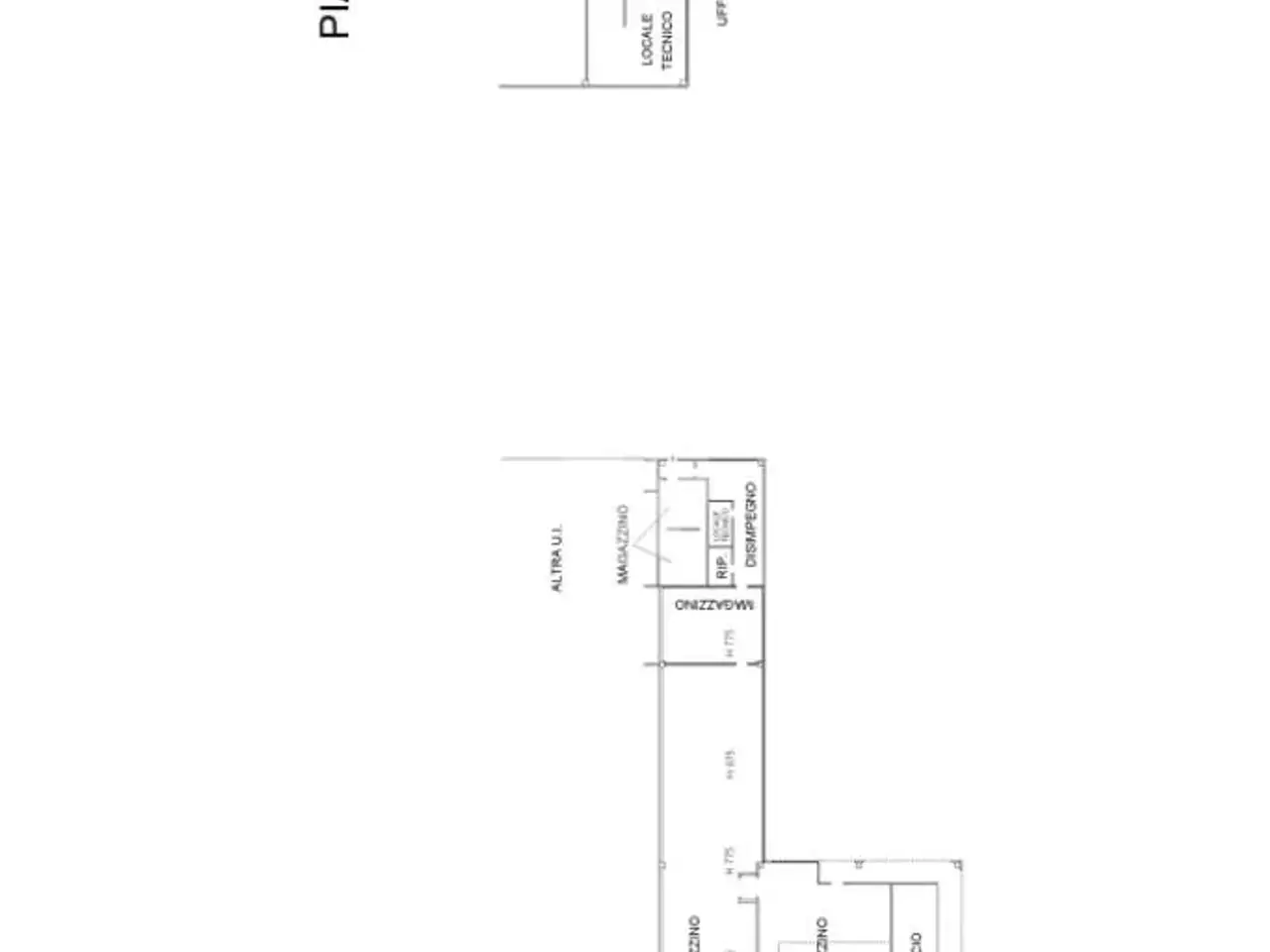 Capannone in Via Molino Rosso 9, Imola, {3} - Planimetria 1