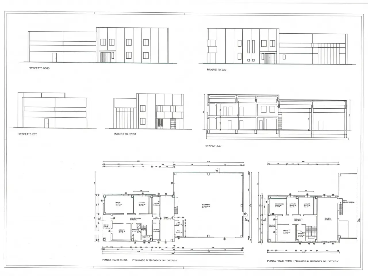 Capannone in Via a. Gramsci, Correggio, {3} - Planimetria 1