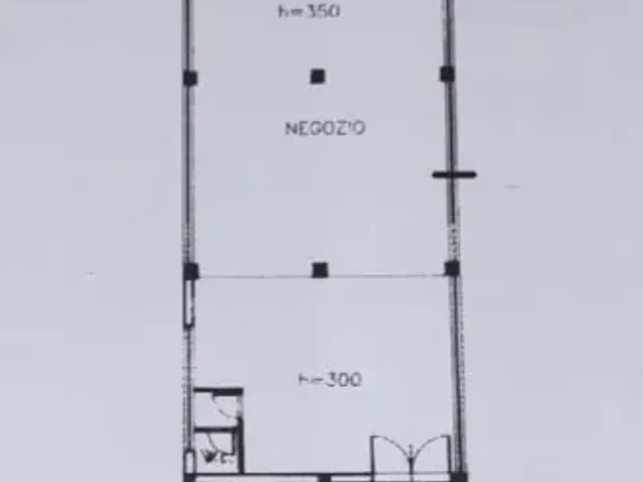 Negozio in Via Cristoforo Colombo 63, Teramo, {3} - Planimetria 1