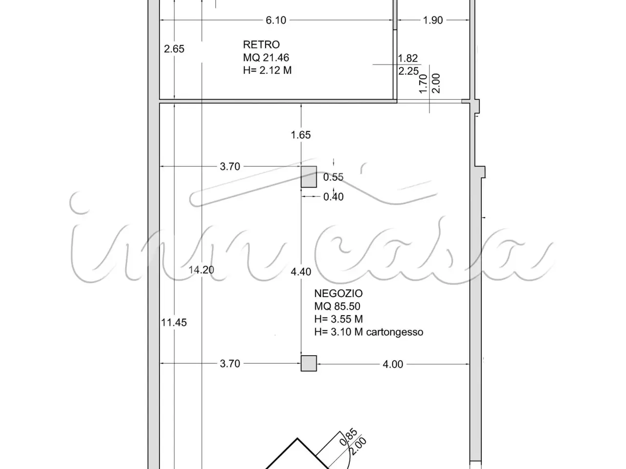Negozio in , Rimini, {3} - Planimetria 1