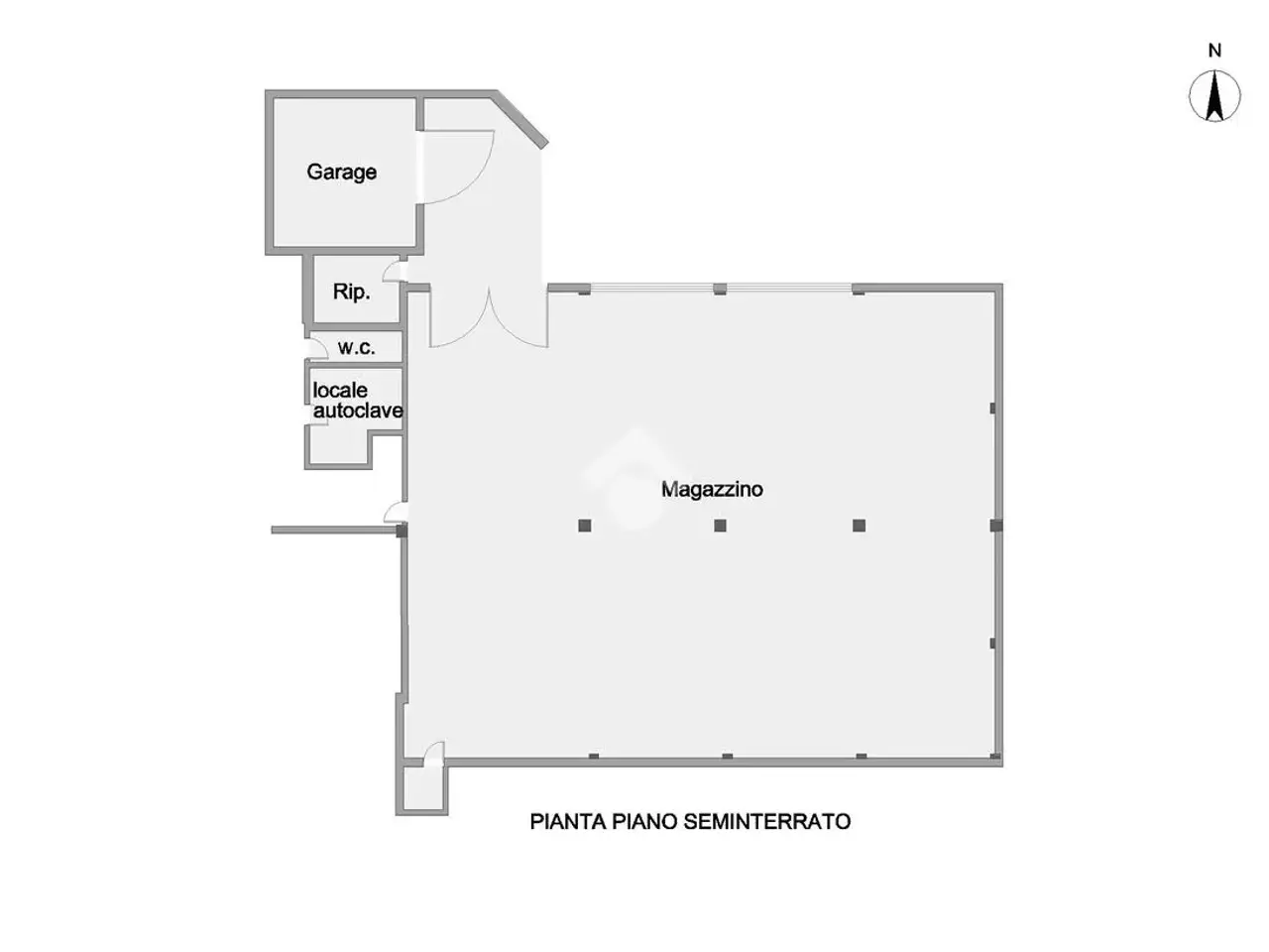 Capannone in Via Riccioni 6, Teramo, {3} - Planimetria 1