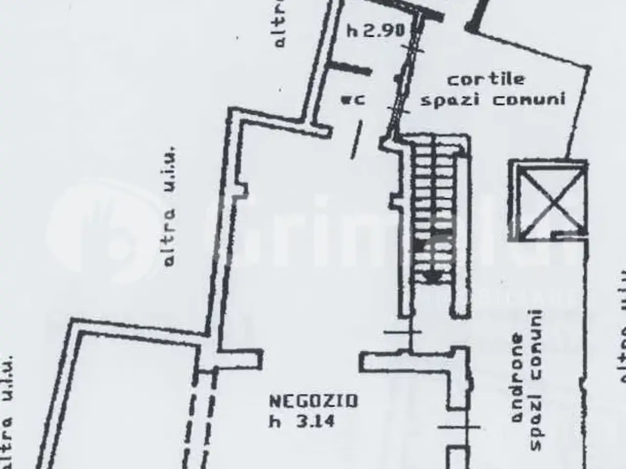 Esercizio commerciale in Piazza Marconi 21, Abbiategrasso, {3} - Planimetria 1