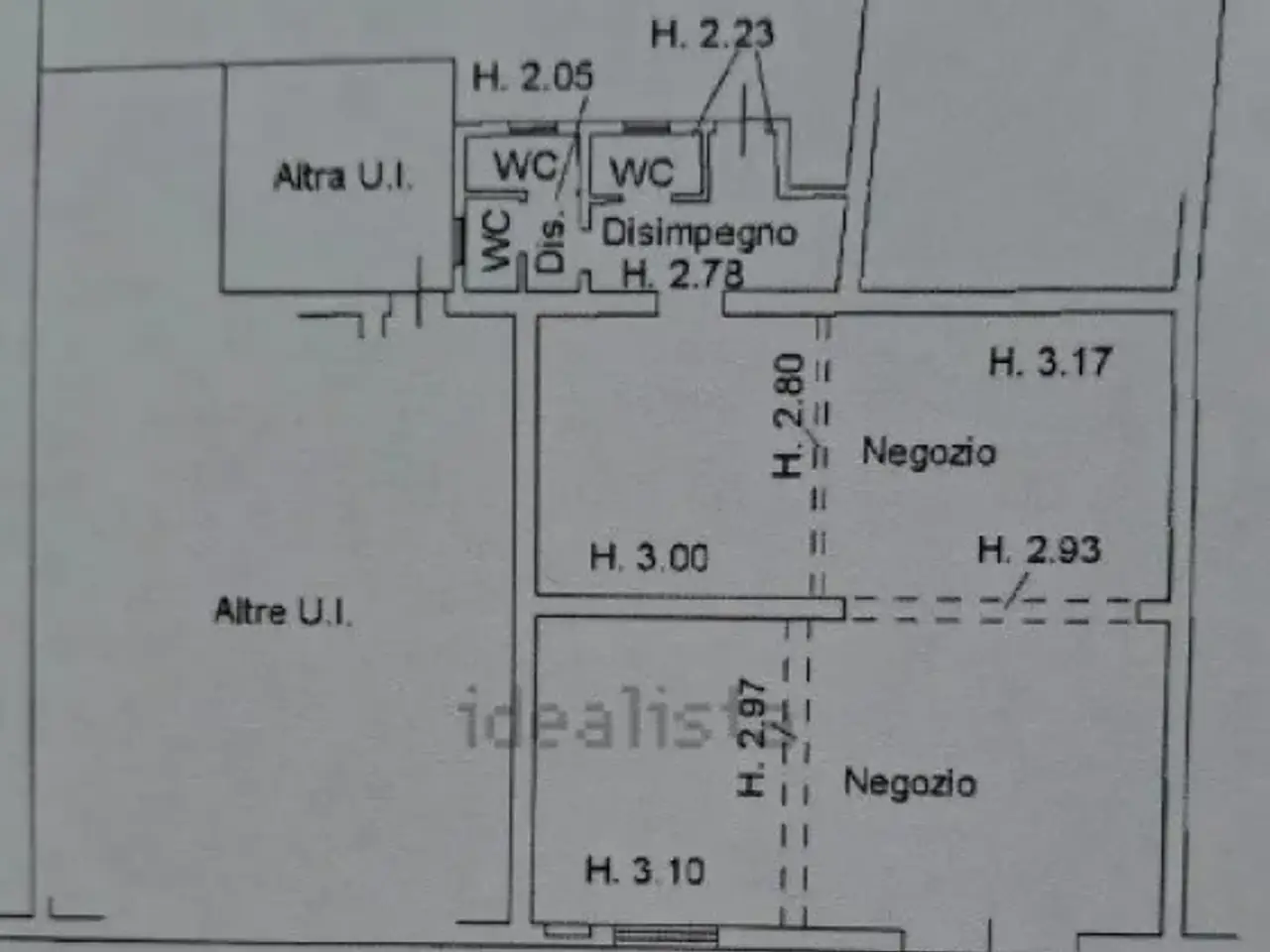 Ufficio in Via Borgo General Vitali 57, Mordano, {3} - Planimetria 1