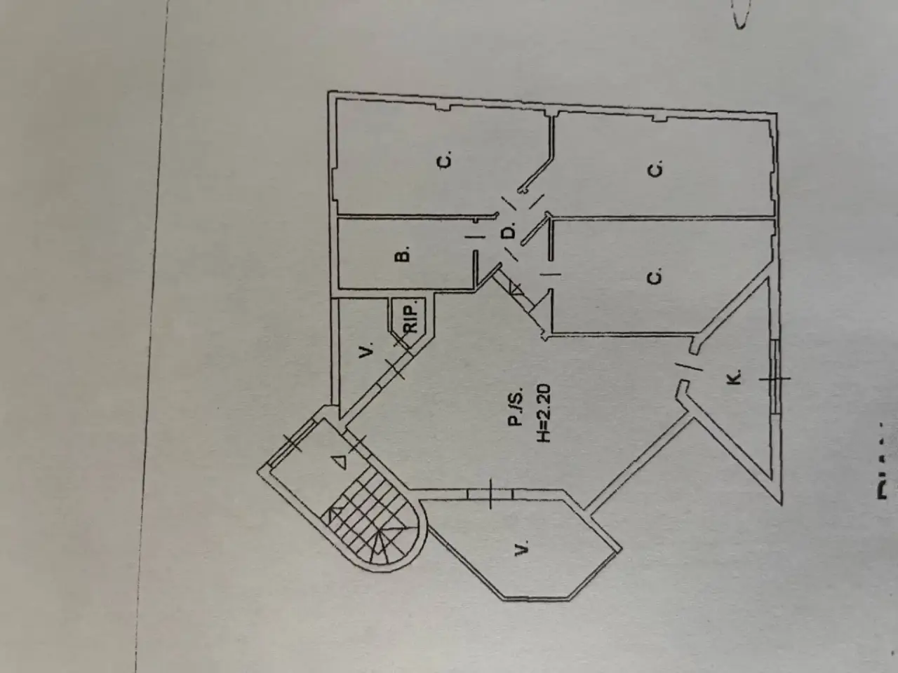 Quadrilocale in Via Amsicora, Monserrato - Planimetria 1