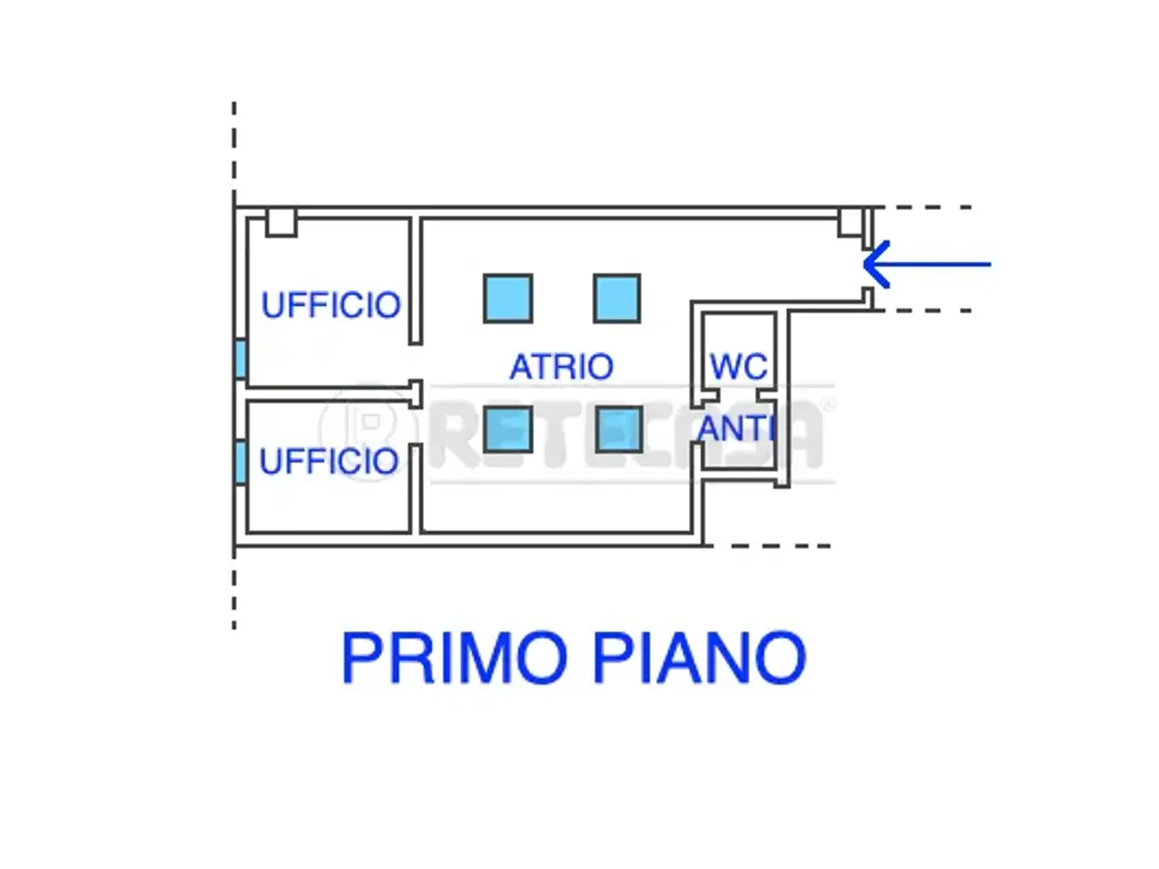 Ufficio in Via Cotonificio 47, Tavagnacco, {3} - Planimetria 1