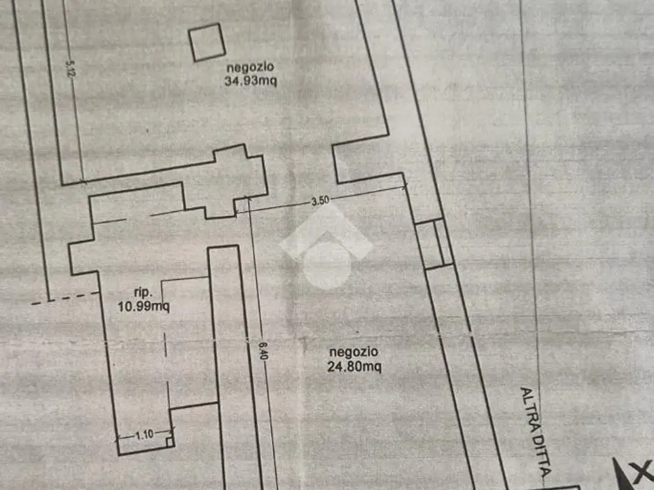 Negozio in Via Friuli 19, Sora, {3} - Planimetria 1