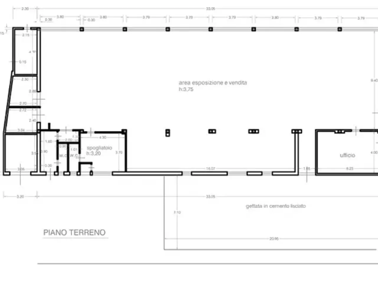 Capannone in , Lucca, {3} - Planimetria 1