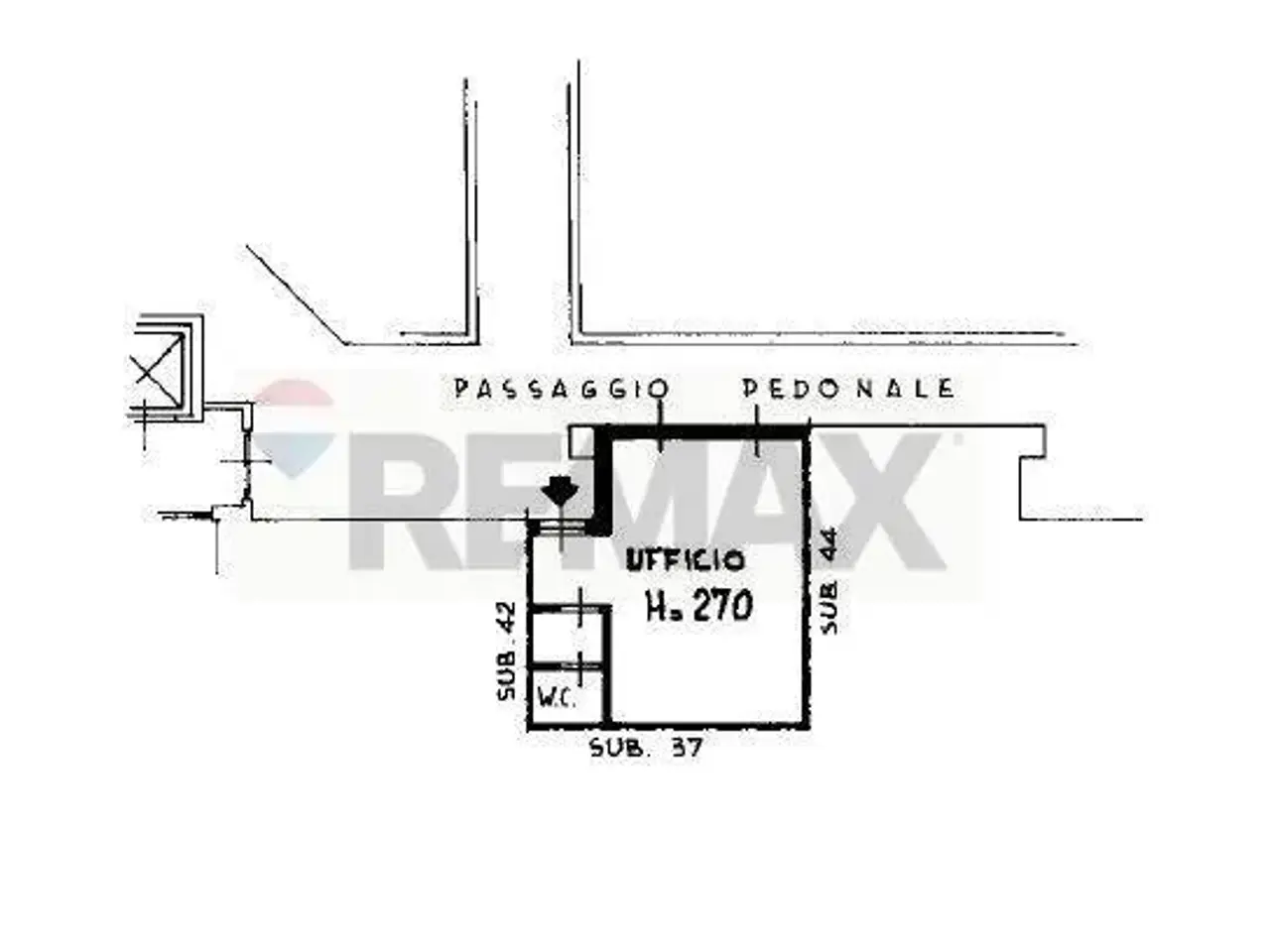 Ufficio in Via San Martino 67, Rho, {3} - Planimetria 1
