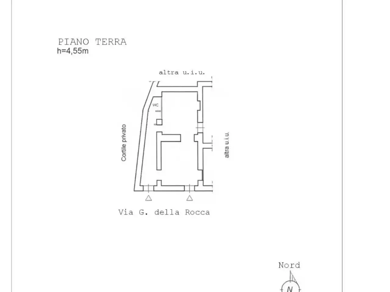 Negozio in Via Giovanni della Rocca, Boscoreale - Planimetria 1