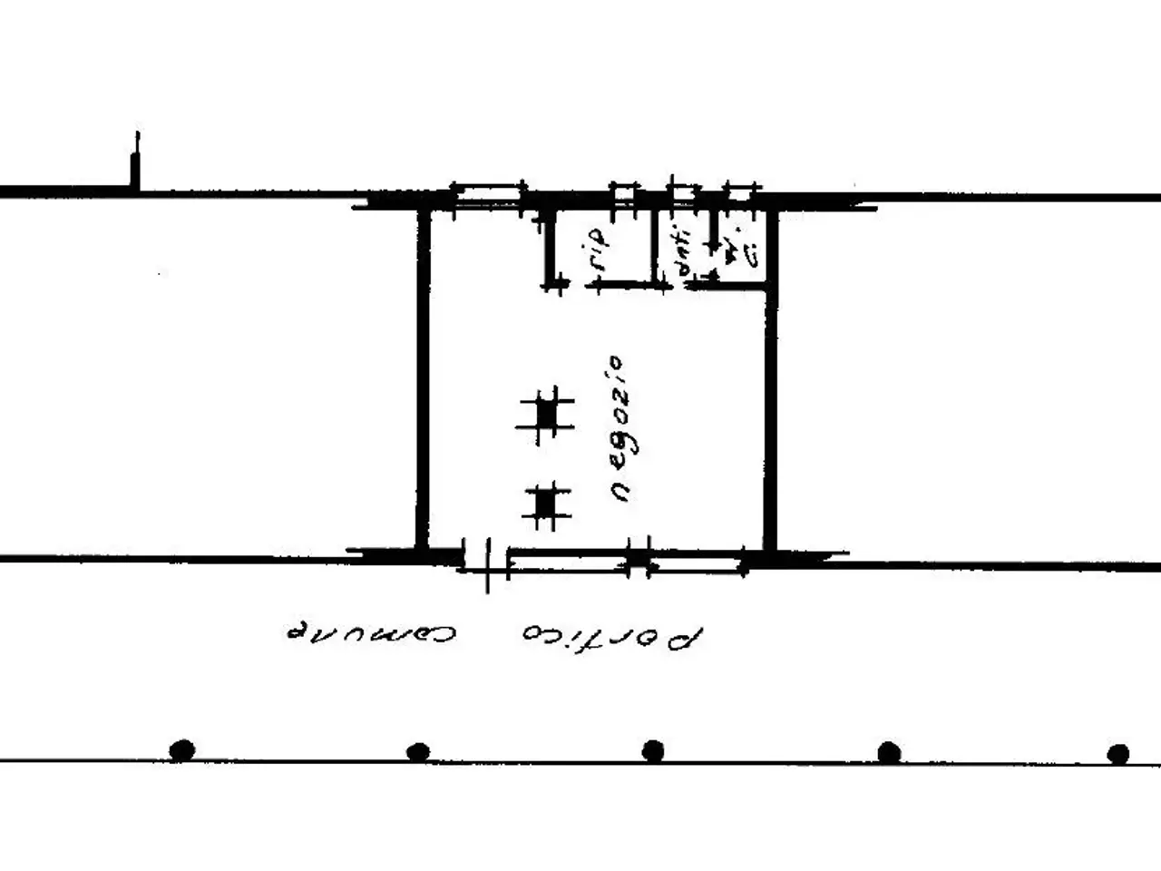 Negozio in Viale Viareggio, Spinea, {3} - Planimetria 1