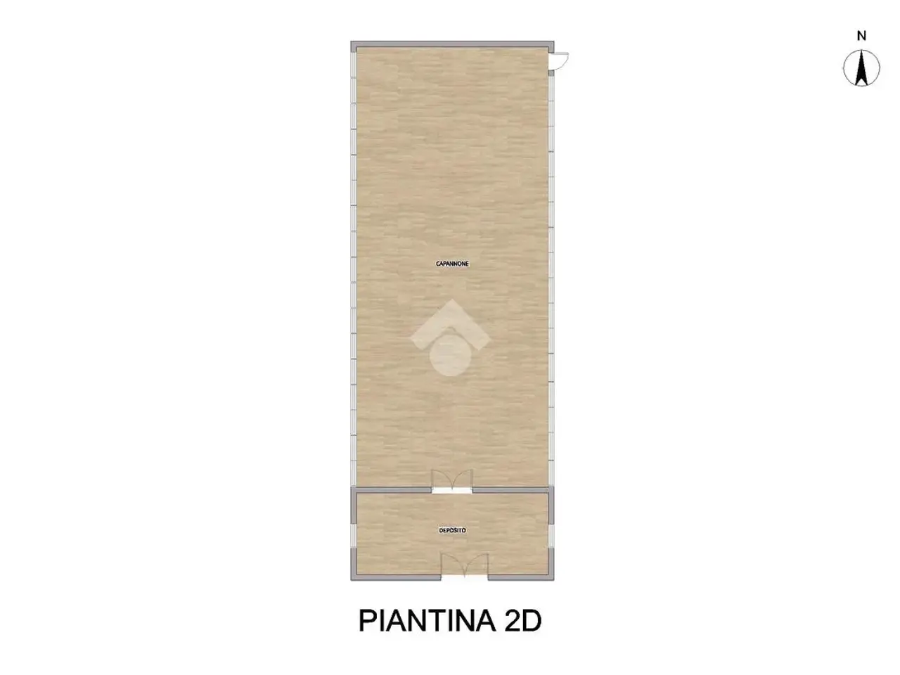 Capannone in Via Gambara 2, Isorella, {3} - Planimetria 1