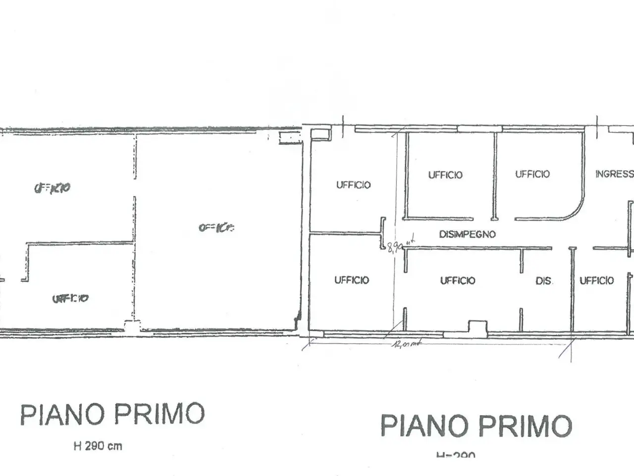 Ufficio in , Forli', {3} - Planimetria 1